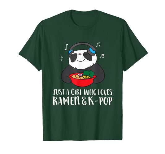 Just a Girl Who Loves Ramen And K-Pop T-Shirt