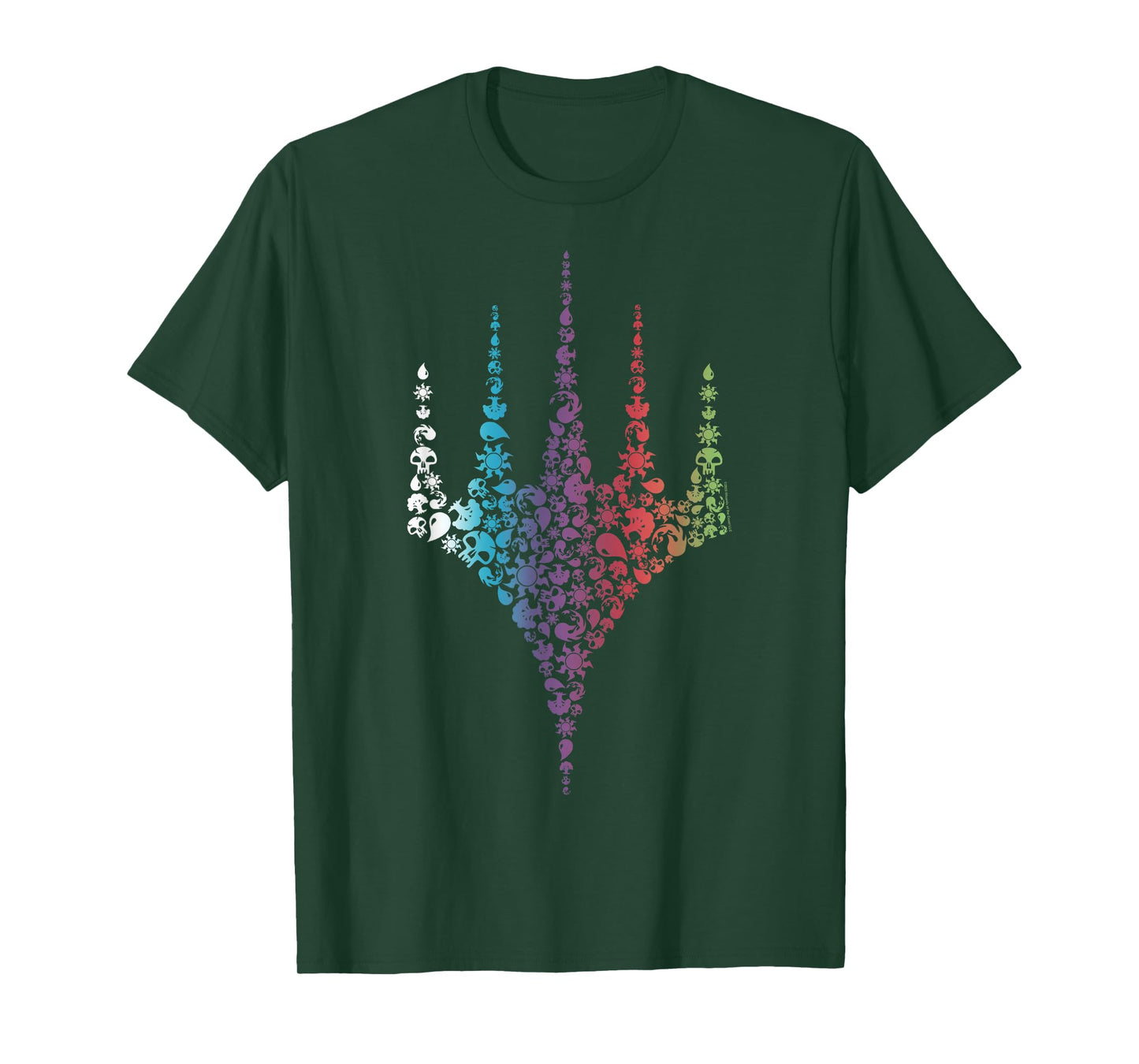 Magic: The Gathering Logo Rainbow Icons T-Shirt