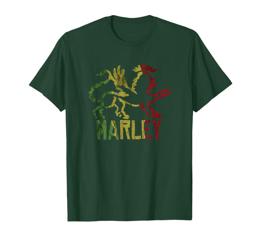 Ziggy Marley - Tuff Gong Official Merchandise - Rasta Lion T-Shirt