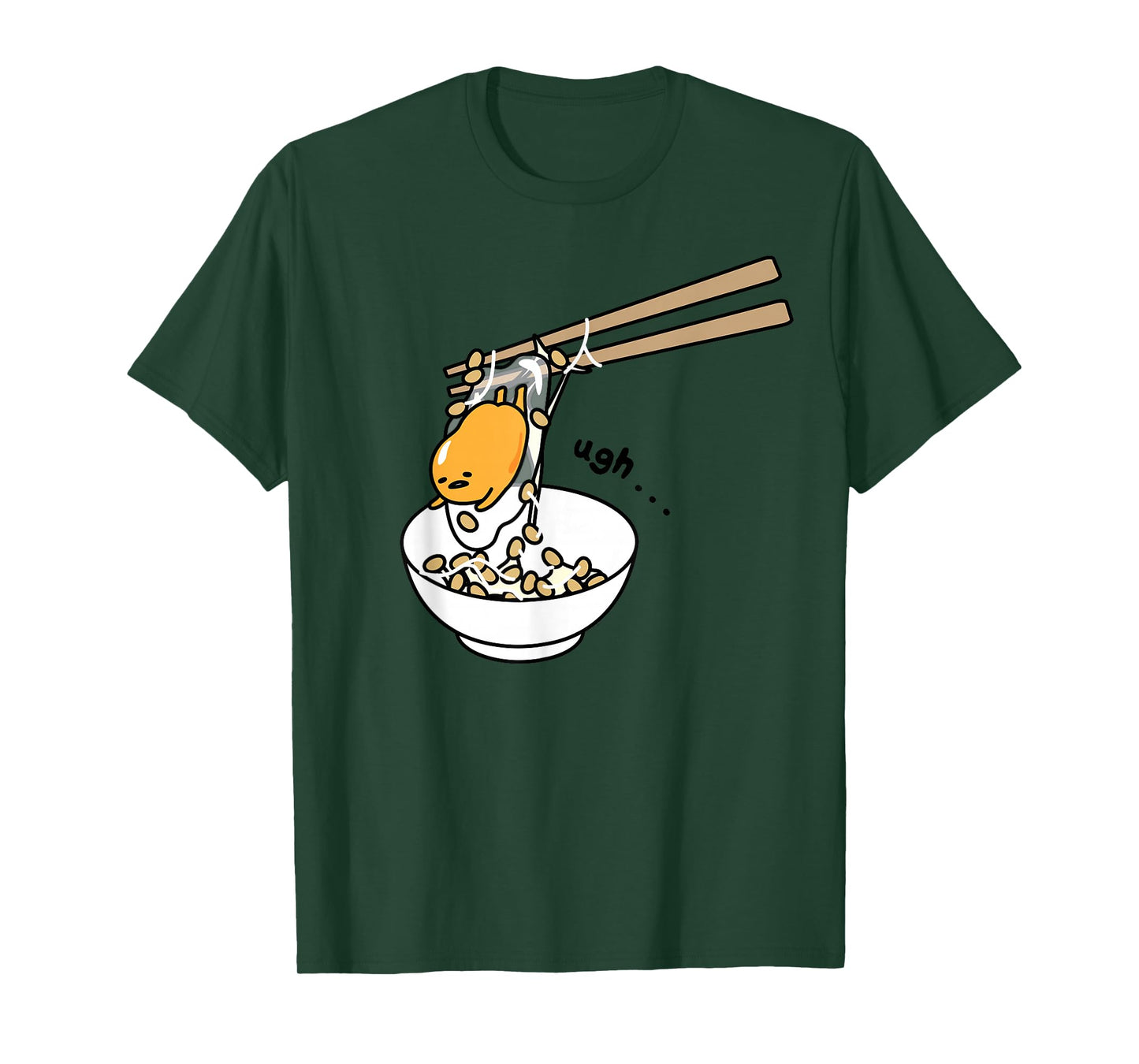 Gudetama Chopsticks Tee Shirt T-Shirt
