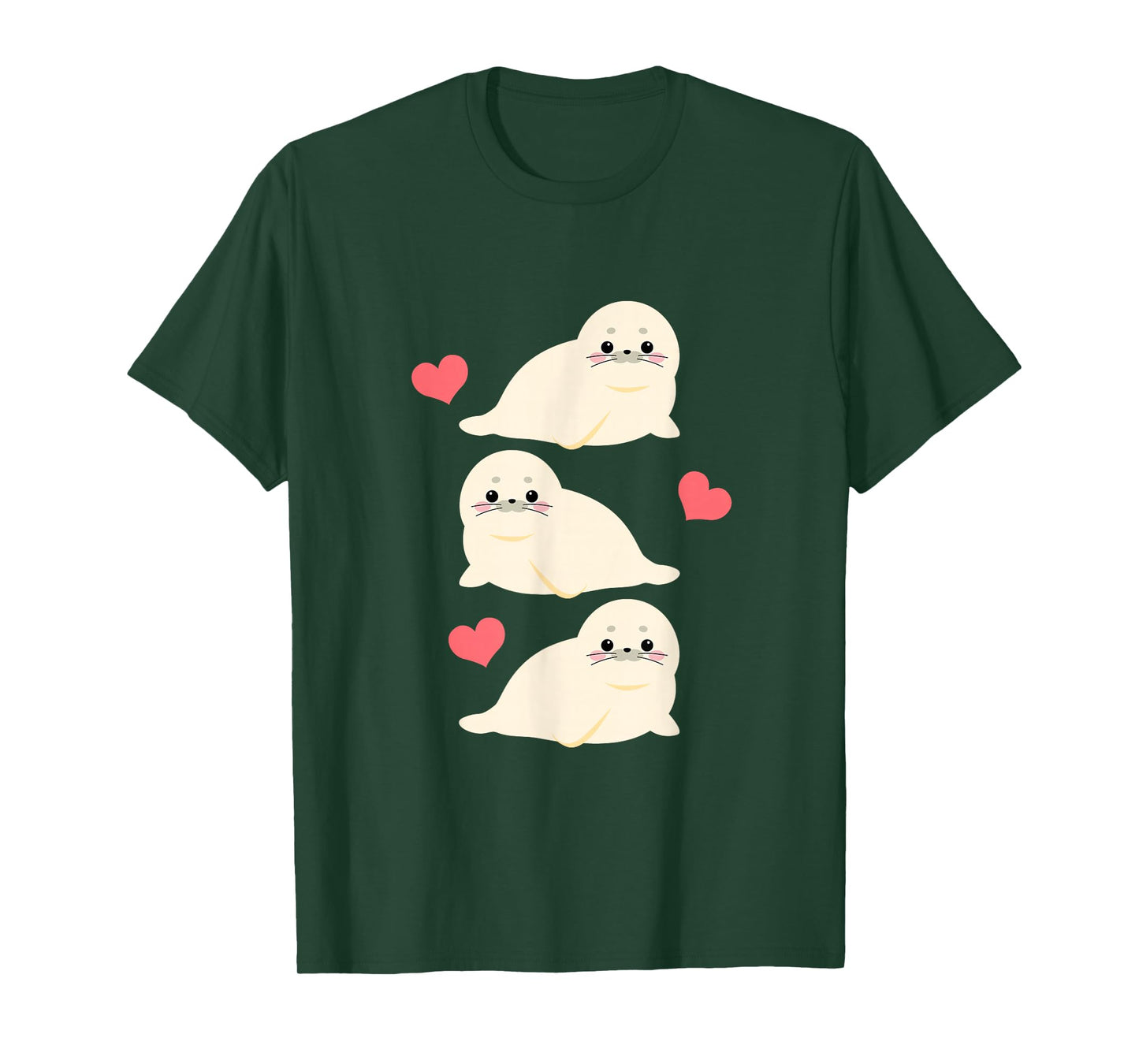 Sea Lions Make Me Happy T-Shirt Gift for Harp Seal Lover Tee T-Shirt