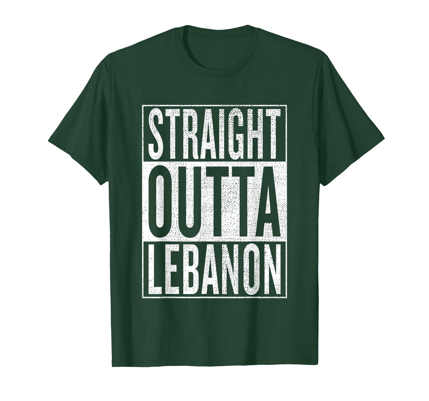 Straight Outta Lebanon Great Travel & Gift Idea T-Shirt T-Shirt