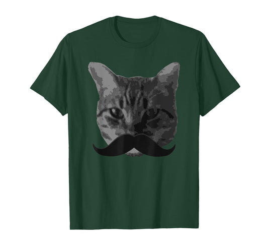 Cat Mustache Shirt T-Shirt