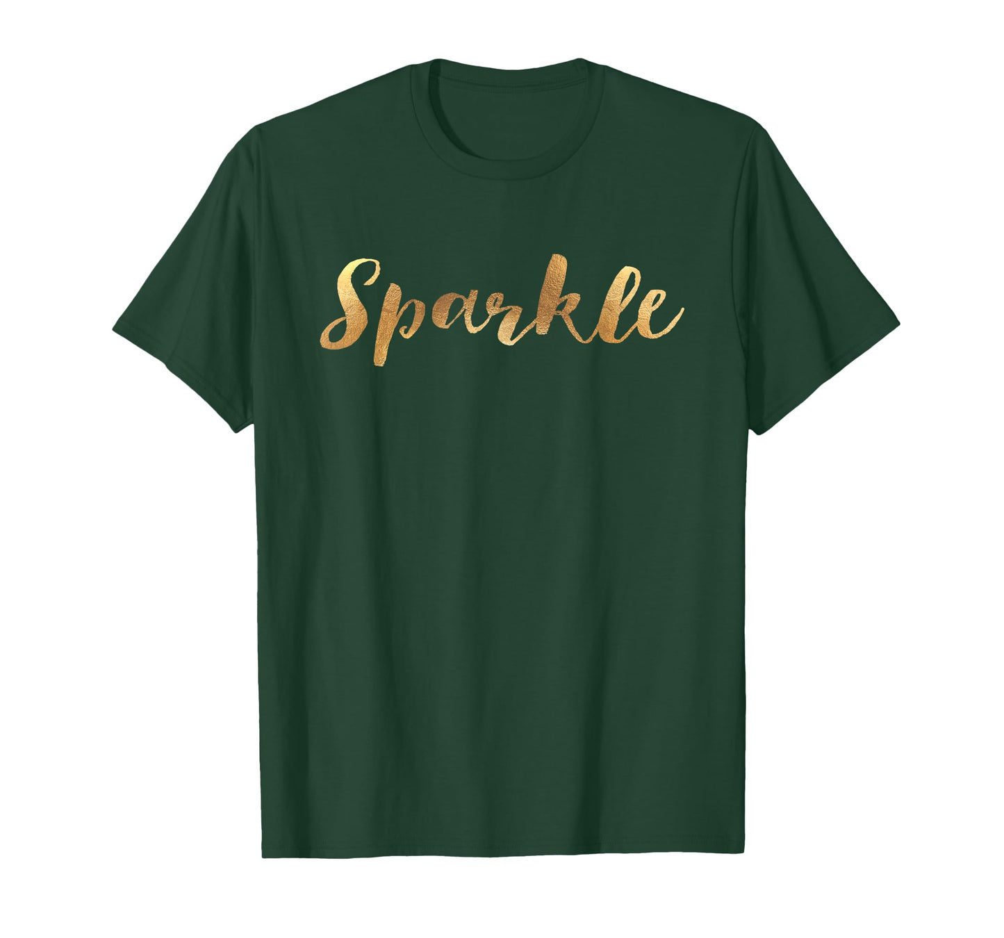 Sparkle in Gold-colored lettering - Scandi T-Shirt