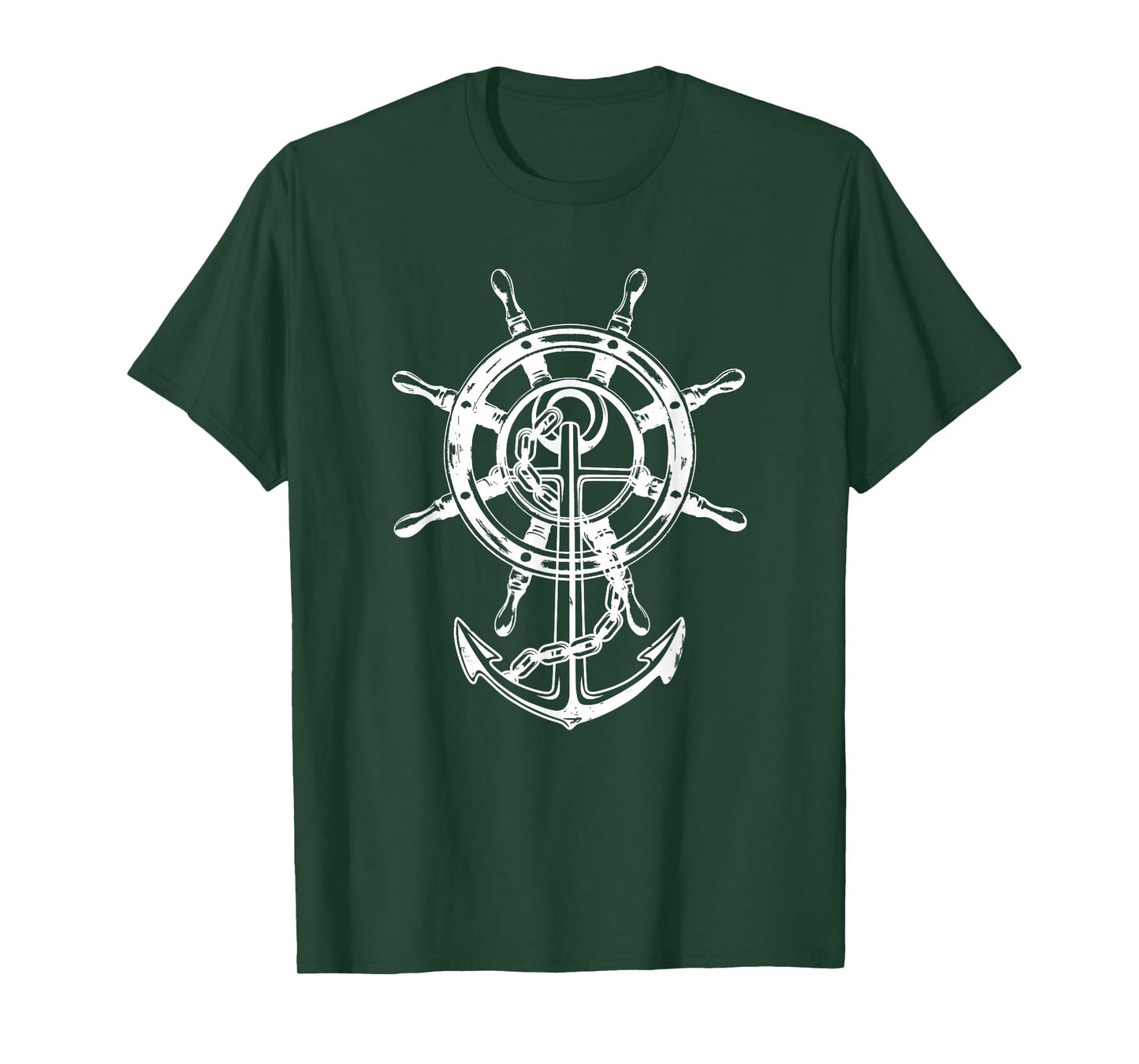 Anchor & Rudder Cool Sailing Design Nautical Gift Men Women T-Shirt