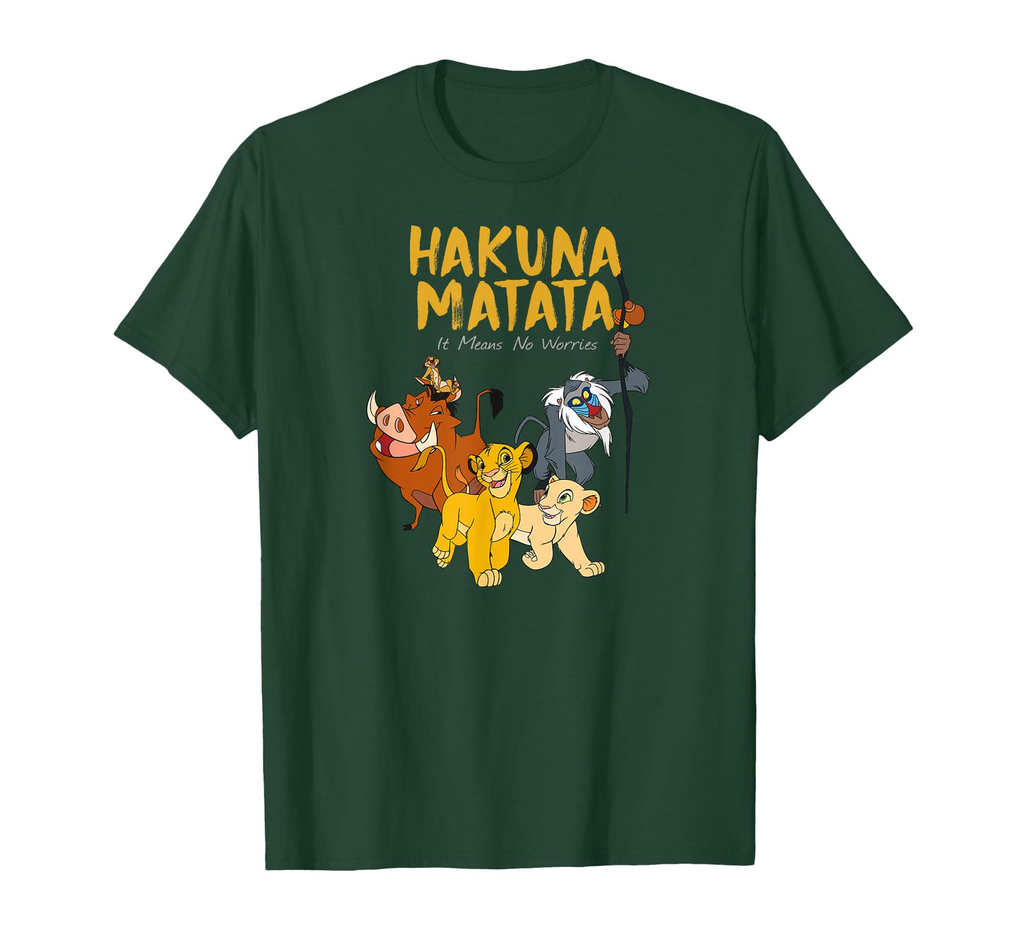 Disney - Lion King Classic It Means No Worries T-Shirt