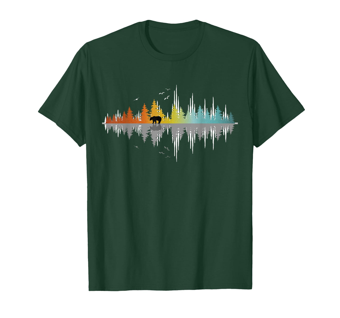 The Sound Of Nature- Sound Waves T Shirt Design