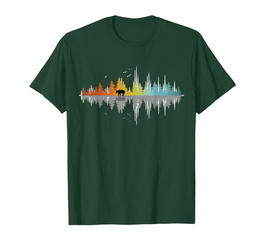 The Sound Of Nature- Sound Waves T Shirt Design