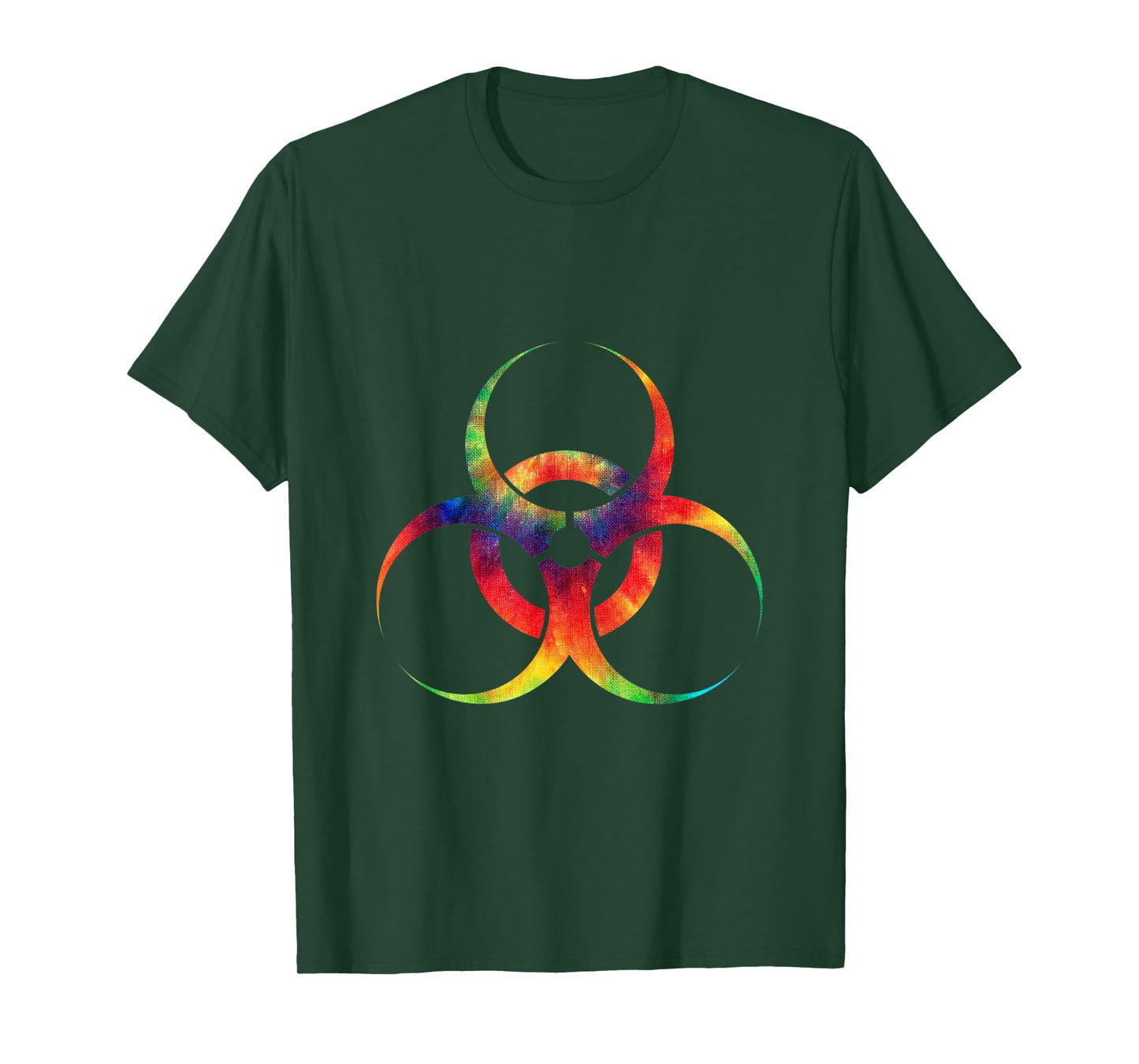 Tie Dye Nuclear Waste Toxic Symbol Tie Dyed T Shirt T-Shirt