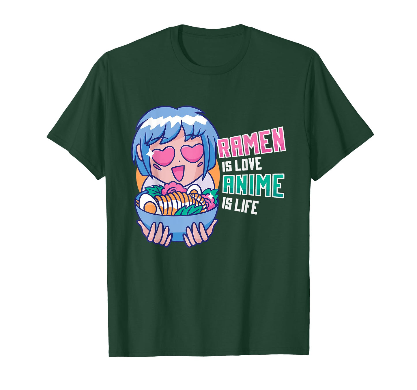 Ramen is Love Anime is Life Manga Cosplayer Gift T-Shirt