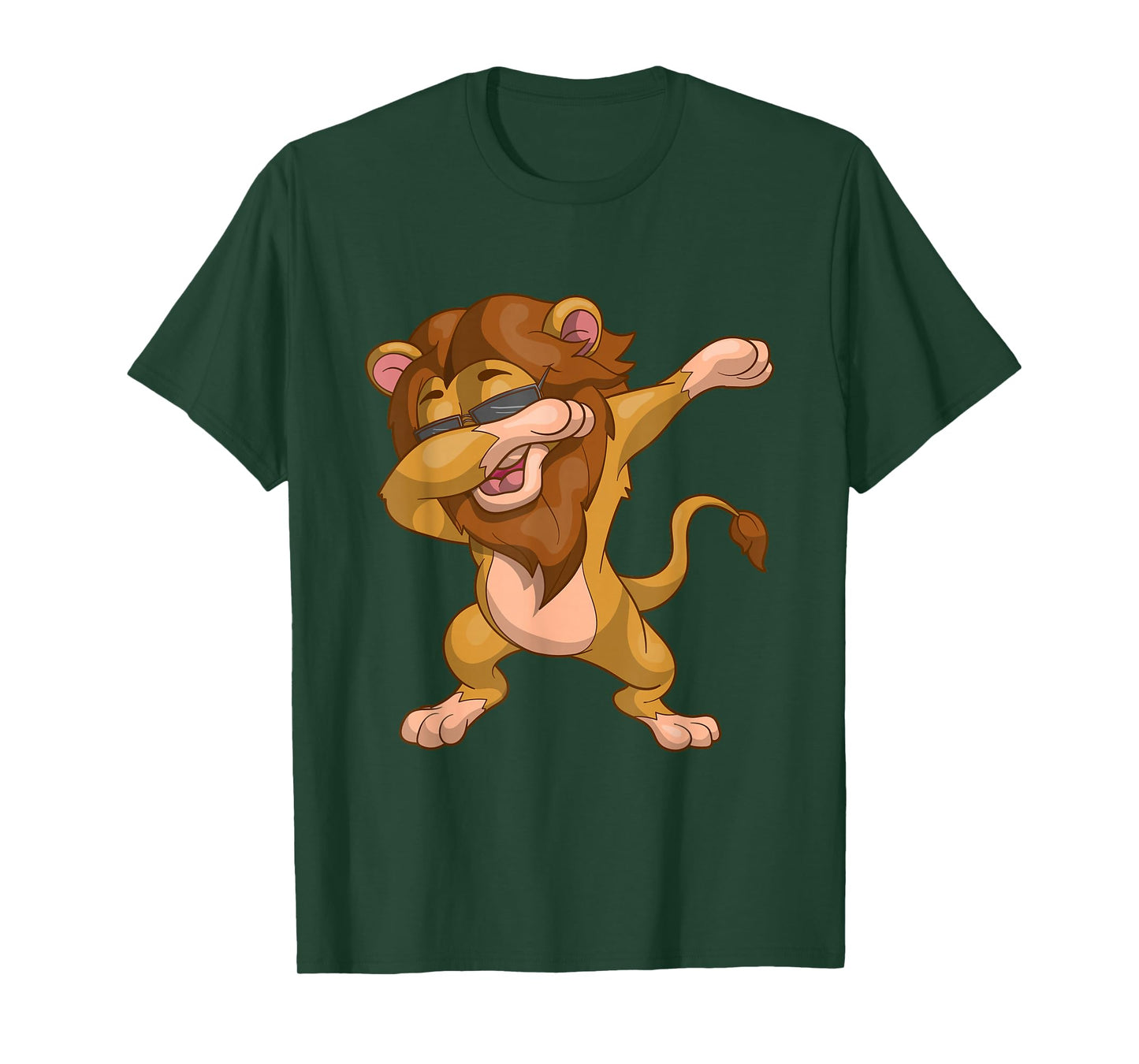 Funny Animal Gift Idea Dabbing Cool Lion Dab Lion T-Shirt