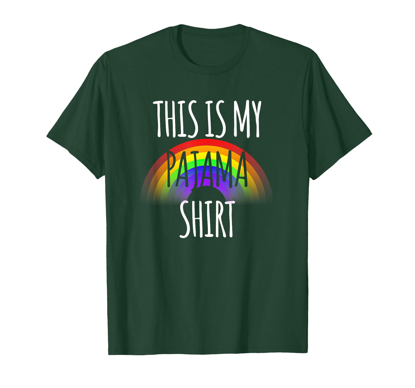 This is My Pajama Shirt Funny Rainbow Flag Gay Pride PJ Tee T-Shirt