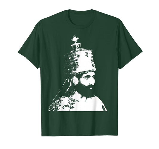 The King Stands Haile Selassie Crown T-Shirt