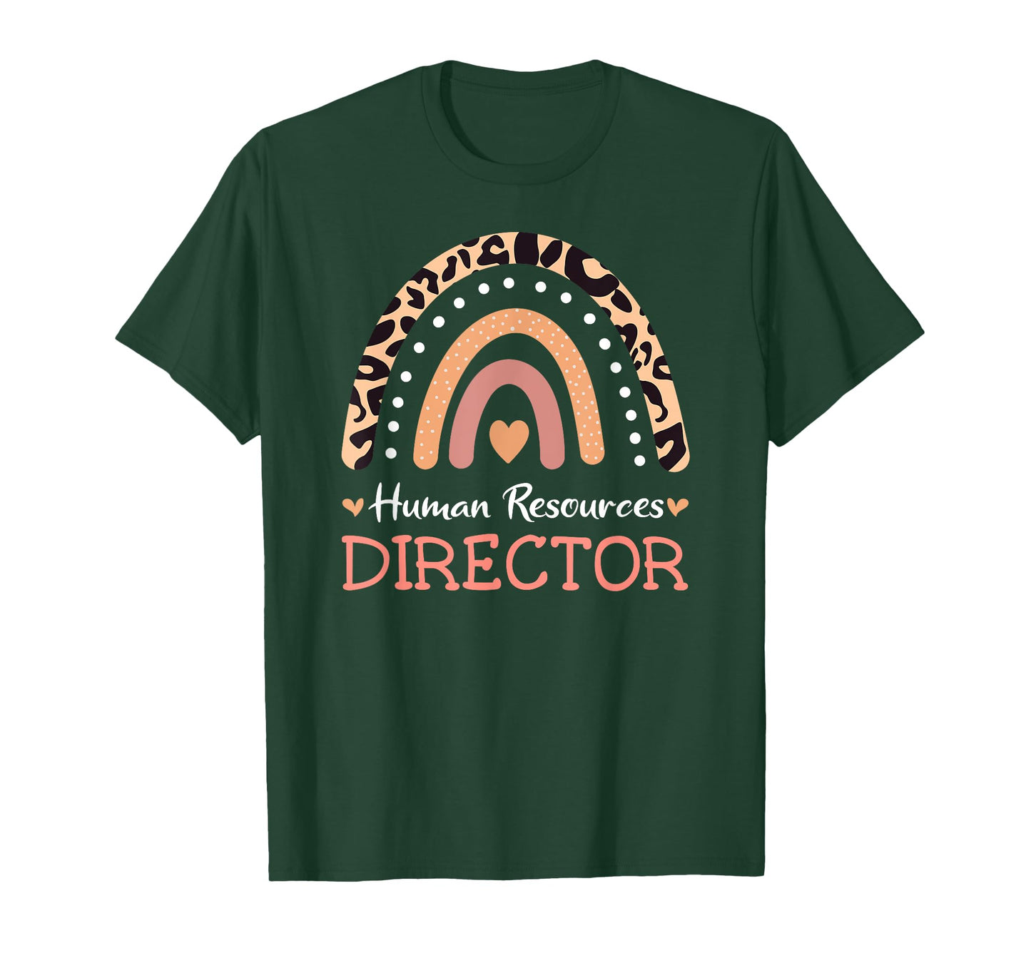 Human Resources Director Leopard Rainbow Appreciation T-Shirt