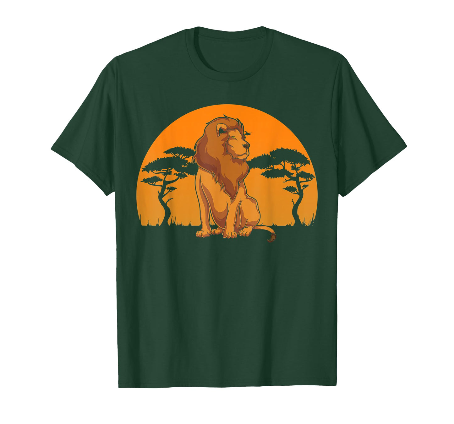 Africa Safari Animal Lover Savannah Animal Zoo Lion T-Shirt