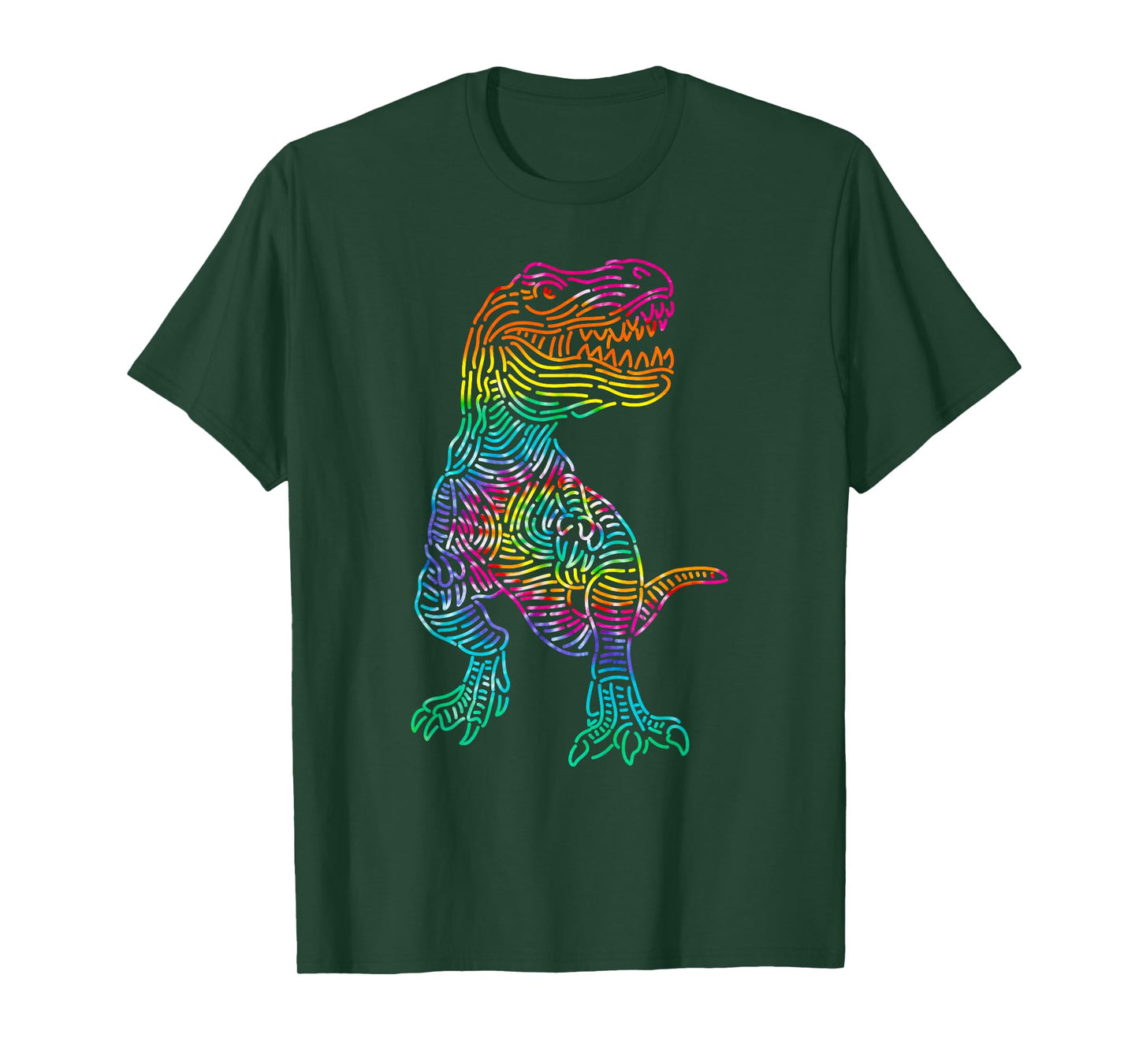 Trex shirt boys - Rainbow Trippy Hippie Tie Dye Shirt T-Shirt