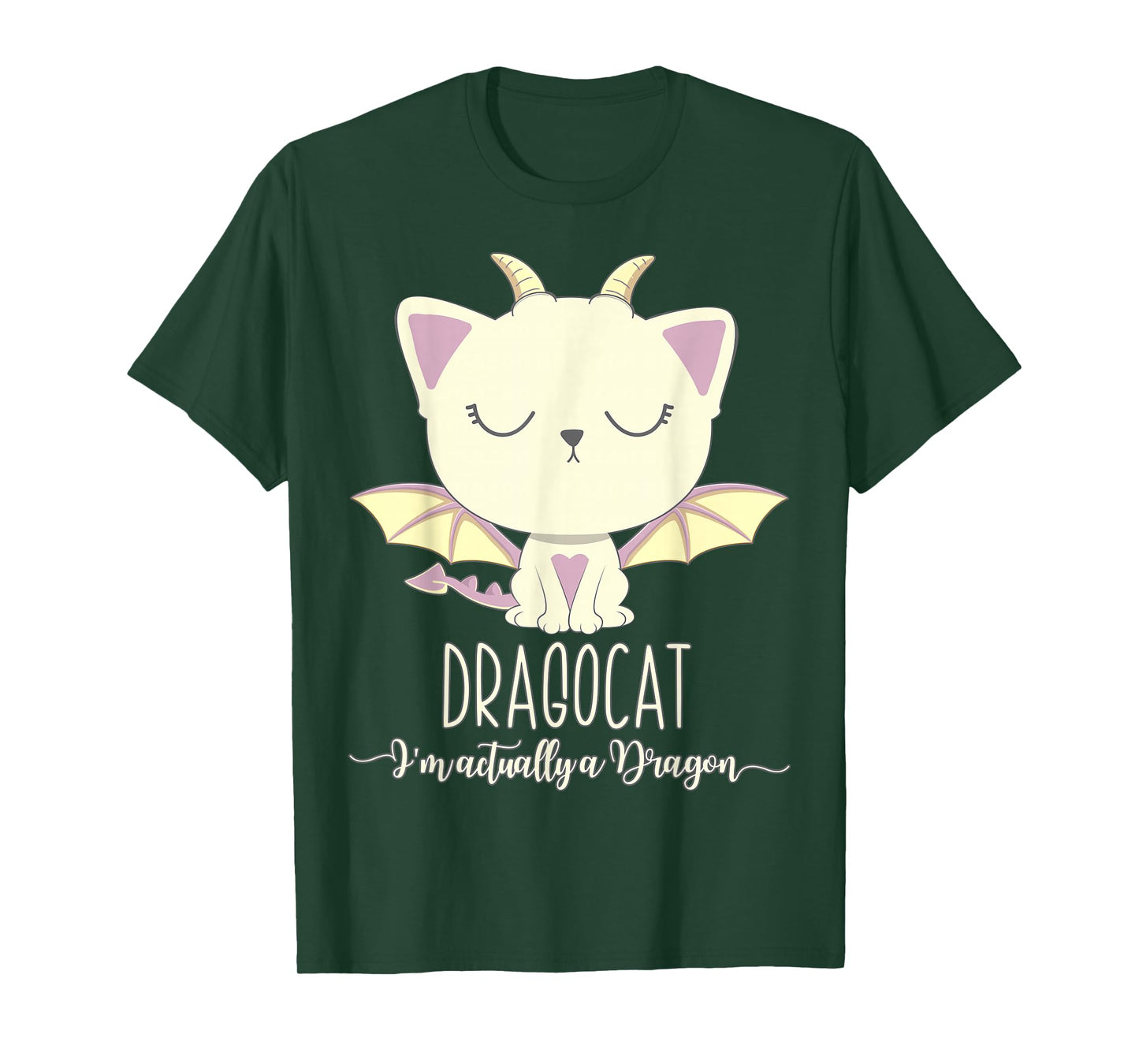 Dragon Cat Shirt Cute Kitten Lover Tee Japanese Monster Gift Men Women Girls Kids T-Shirt
