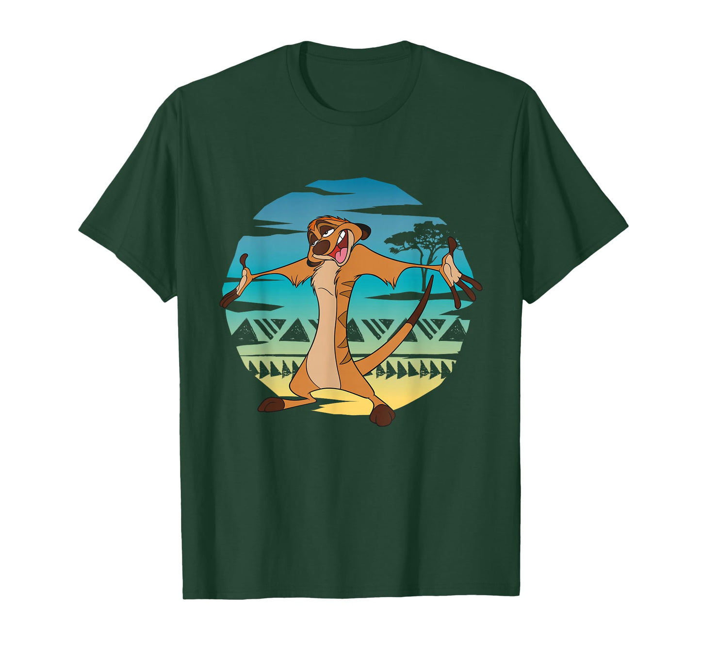 Disney The Lion King Timon Ombre 90s Retro T-Shirt T-Shirt