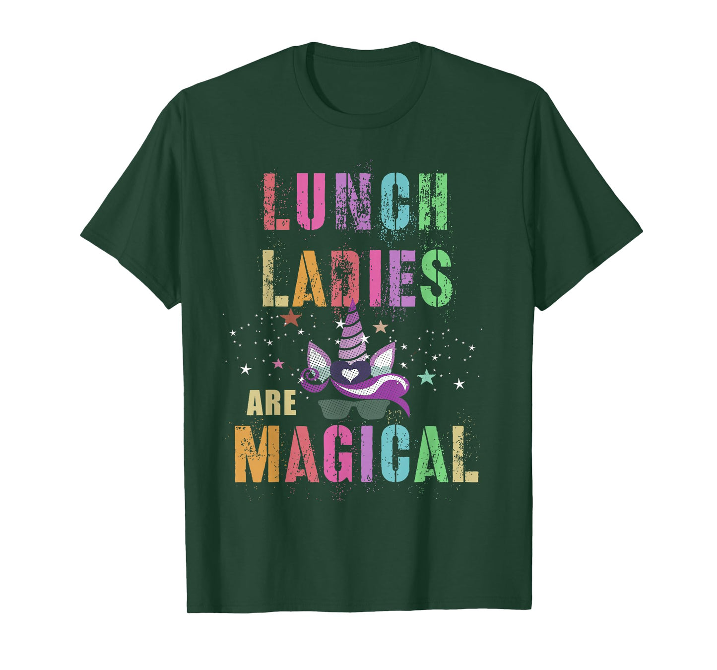 Funny LUNCH LADIES ARE MAGICAL I'm Unicorn School Squad T-Shirt