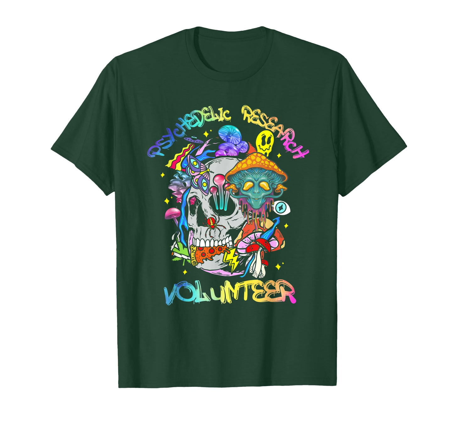 Psychedelic Mushroom Research Volunteer T-Shirt