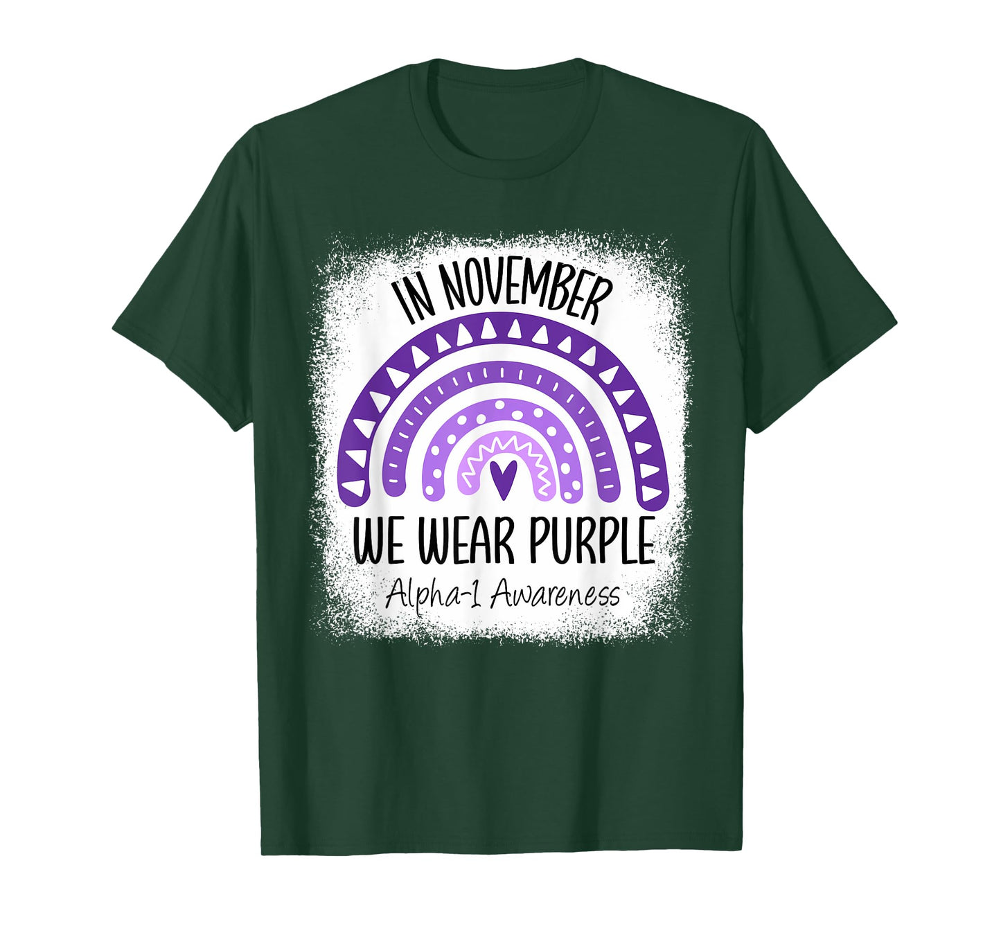 Rainbow Alpha-1 Antitrypsin Deficiency Awareness Month T-Shirt