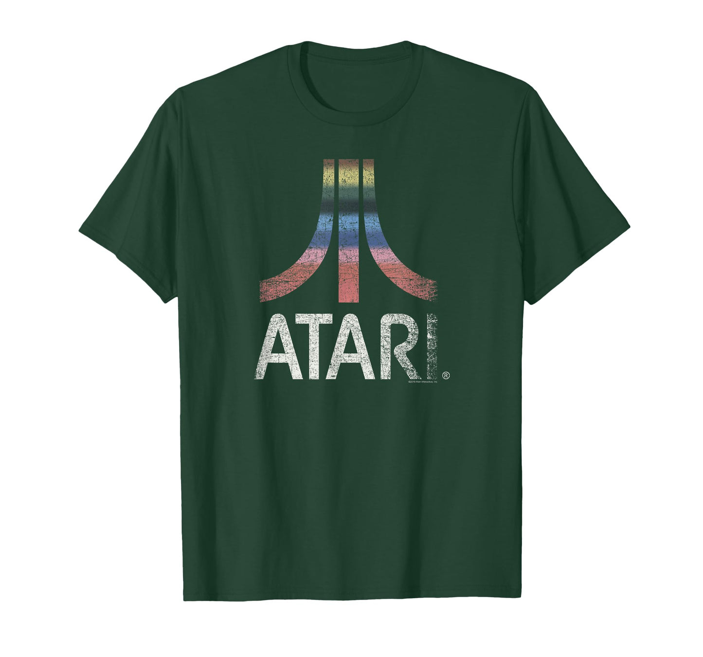 Atari Rainbow Vintage Washed Out Logo T-Shirt