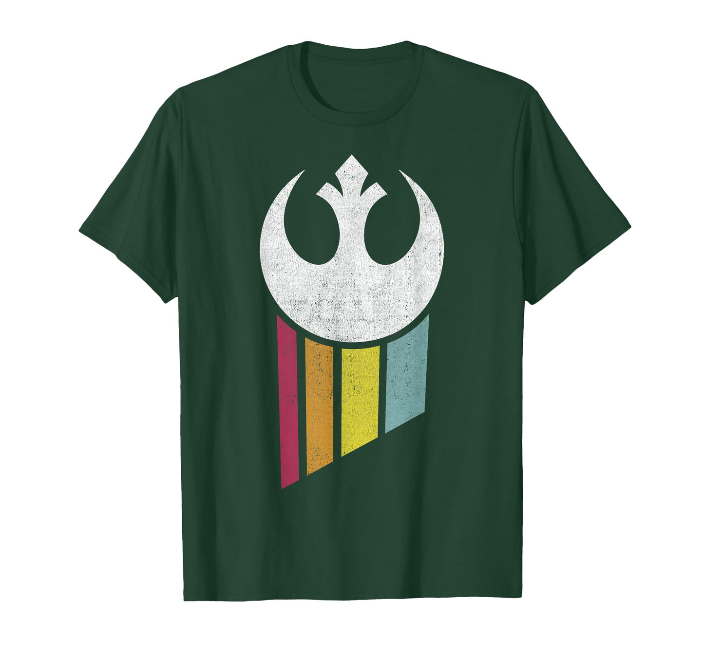 Star Wars Rebel Rainbow Logo Graphic T-Shirt T-Shirt