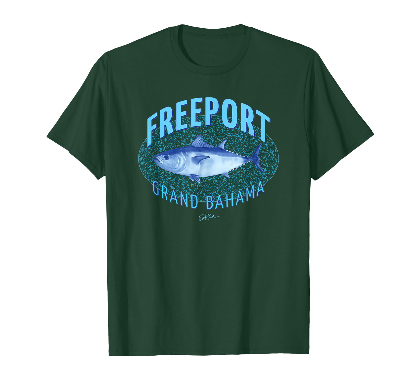 JCombs: Freeport, Grand Bahama, Bluefin Tuna T-Shirt