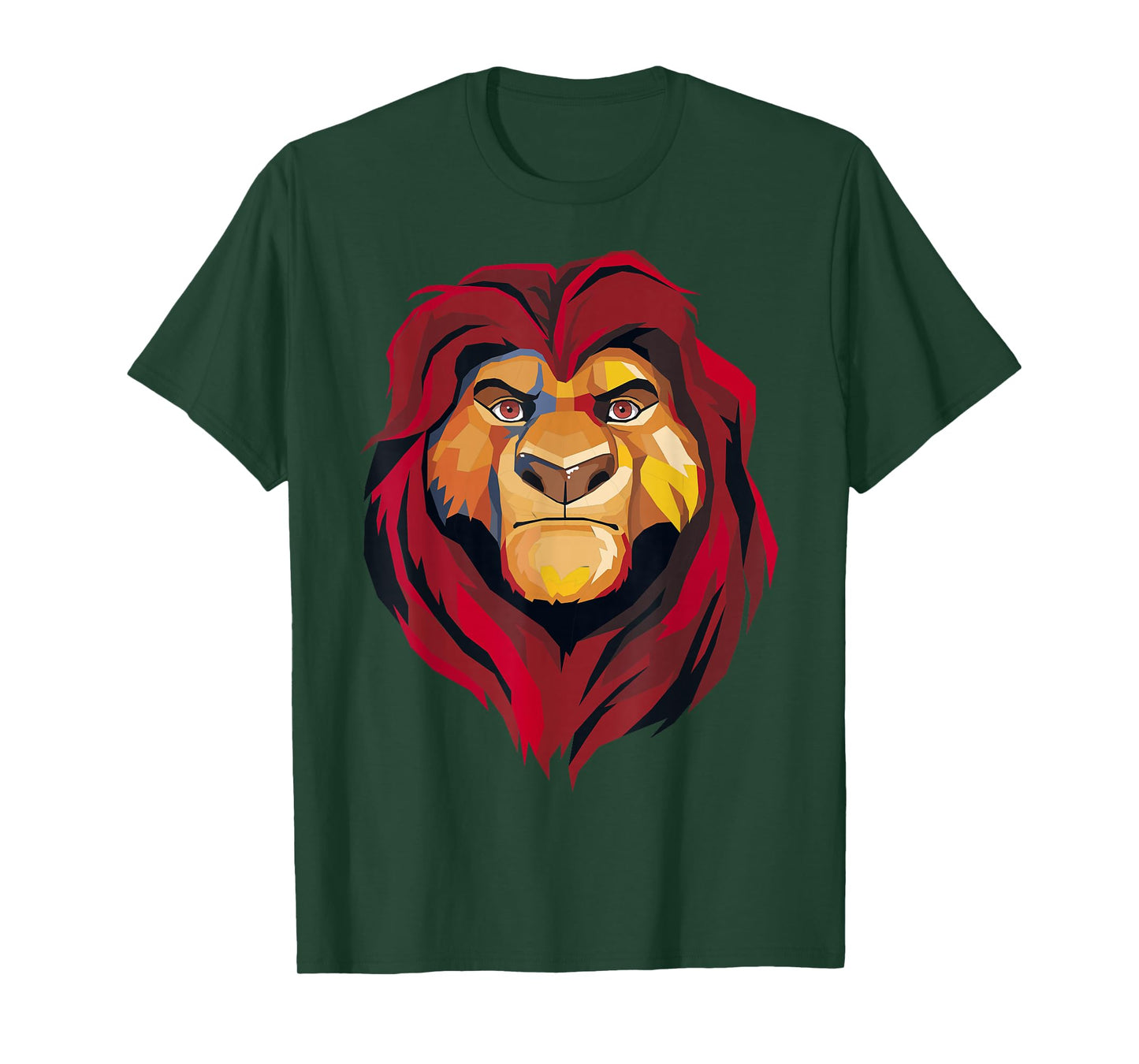 Disney The Lion King Mufasa Artistic Painted Portrait T-Shirt