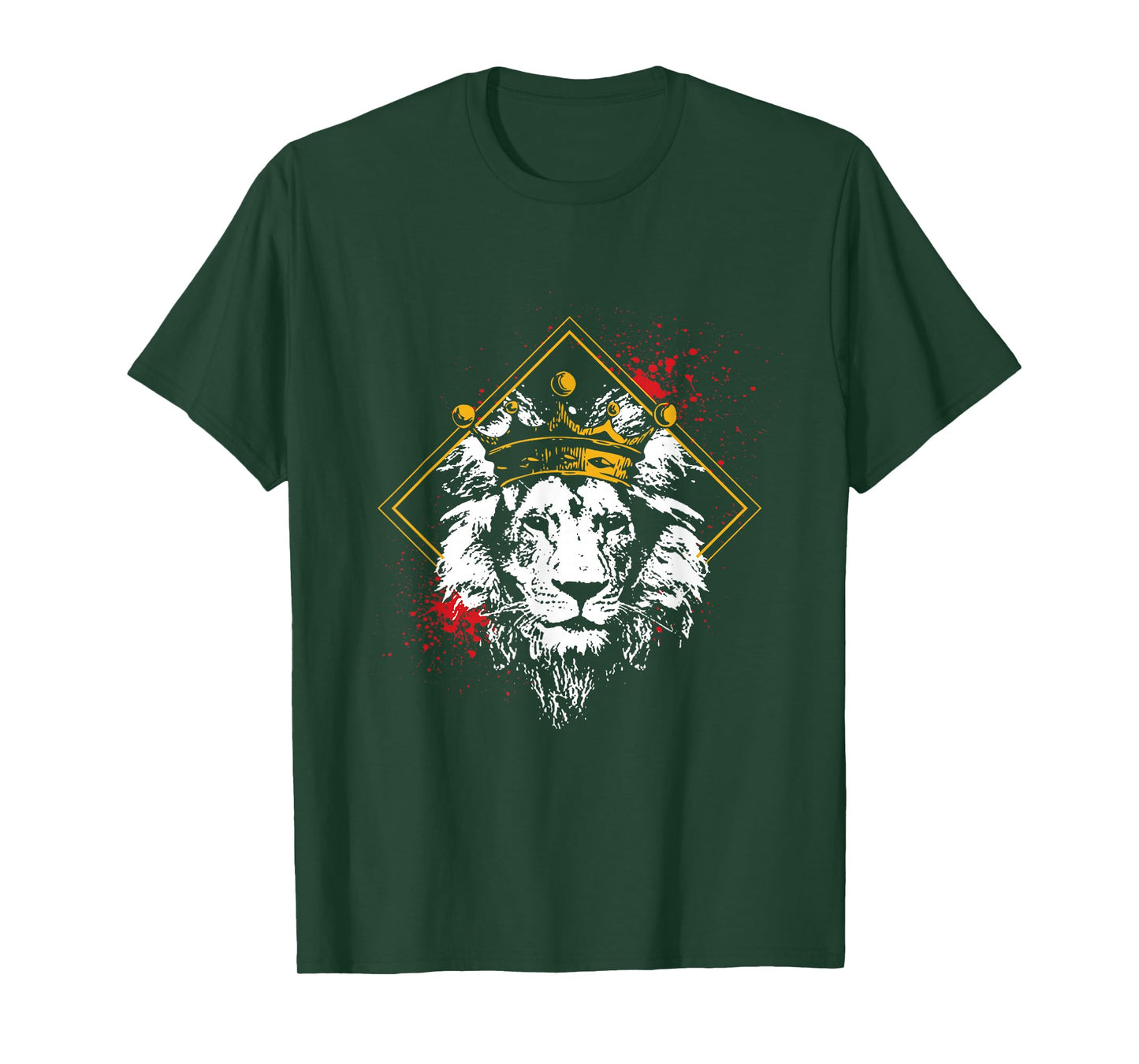 Lion Head Wild Animal Crown King Wilderness Predator Africa T-Shirt