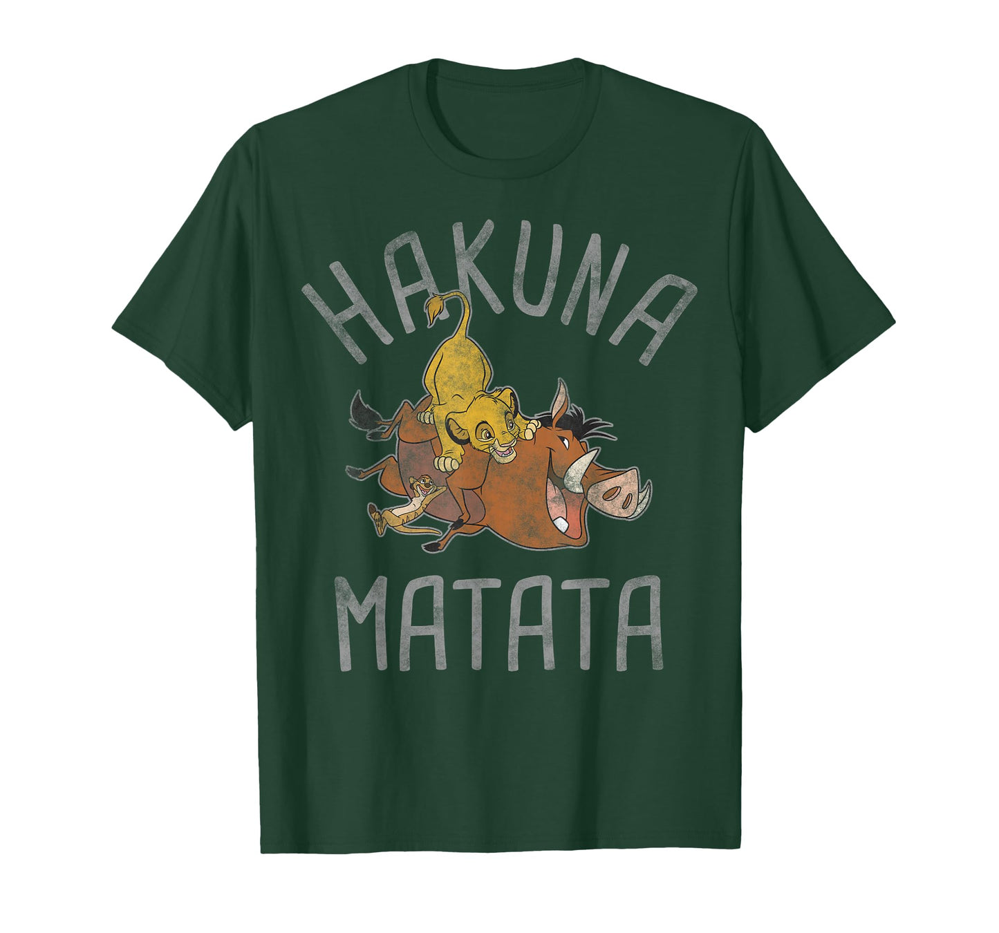 Disney The Lion King Group Shot Hakuna Matata Fade T-Shirt