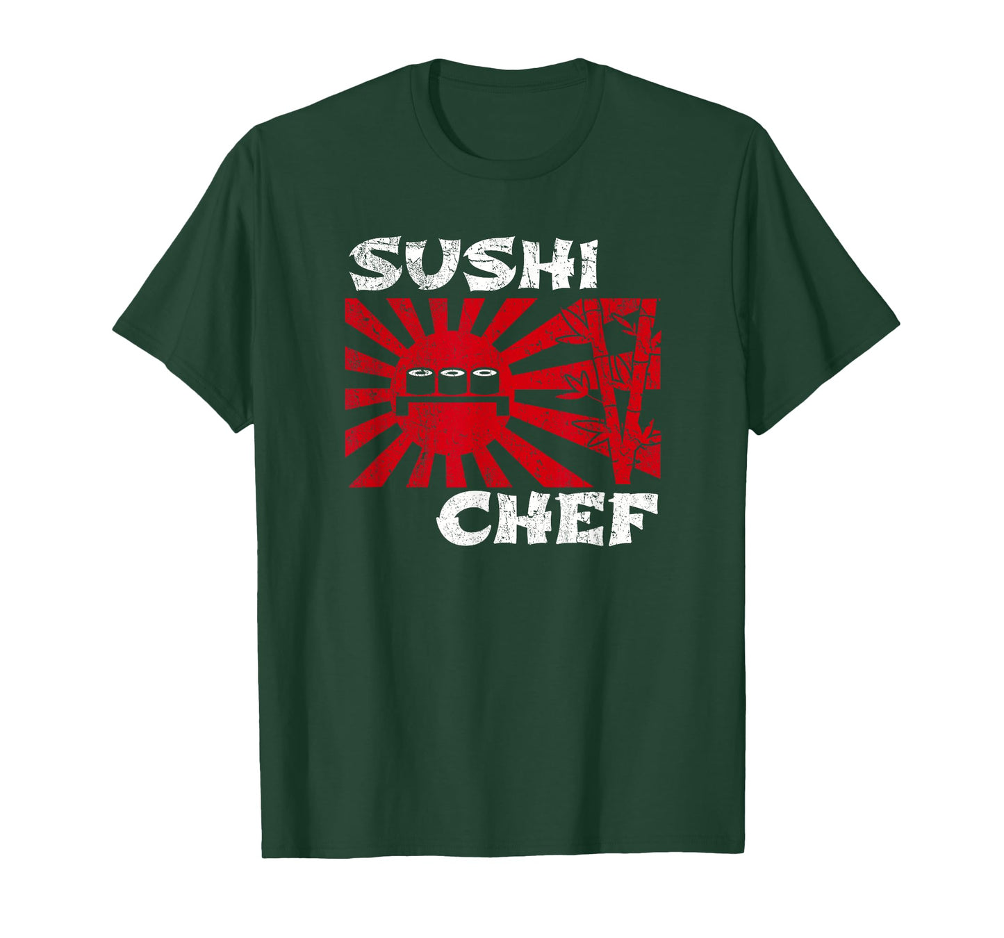 Sushi Chef Shirt Sushi Gift Costume Pyjamas Uniform T-Shirt