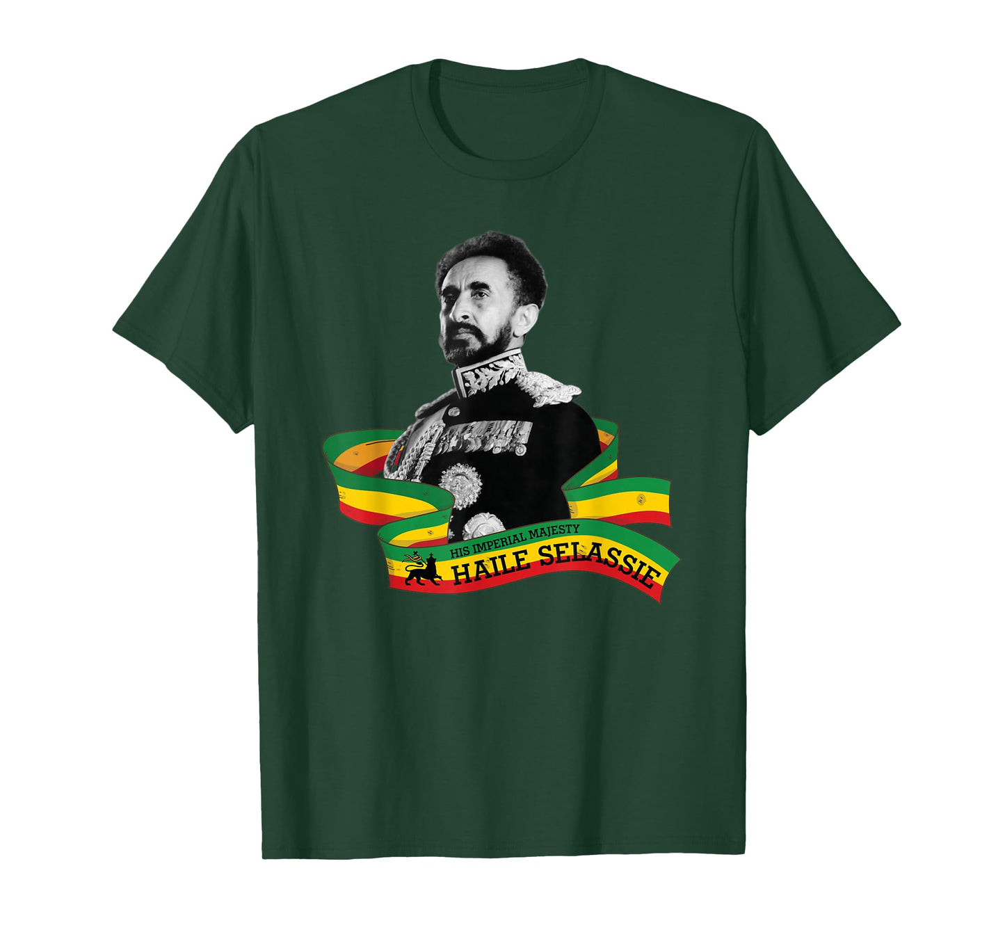 Ras Tafari His Imperial Majesty Haile Selassie I T-Shirt