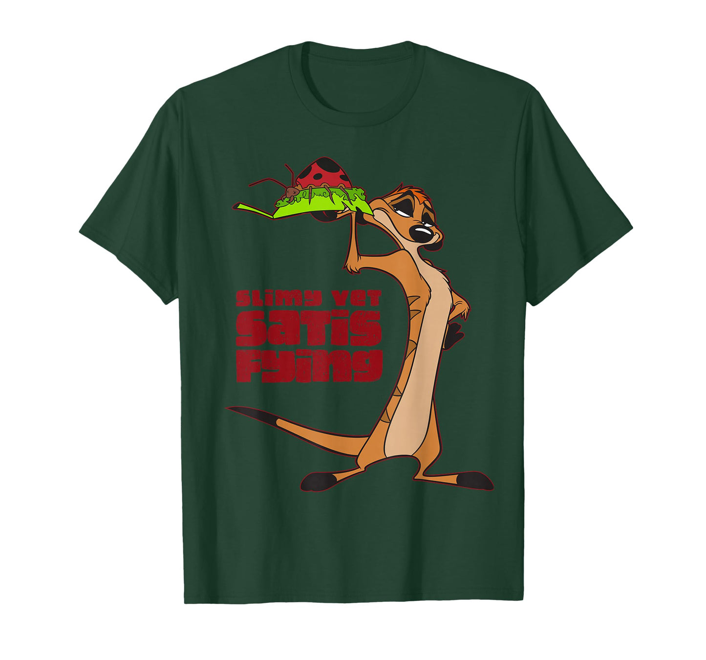 Disney The Lion King Timon Slimy Yet Satisfying T-Shirt