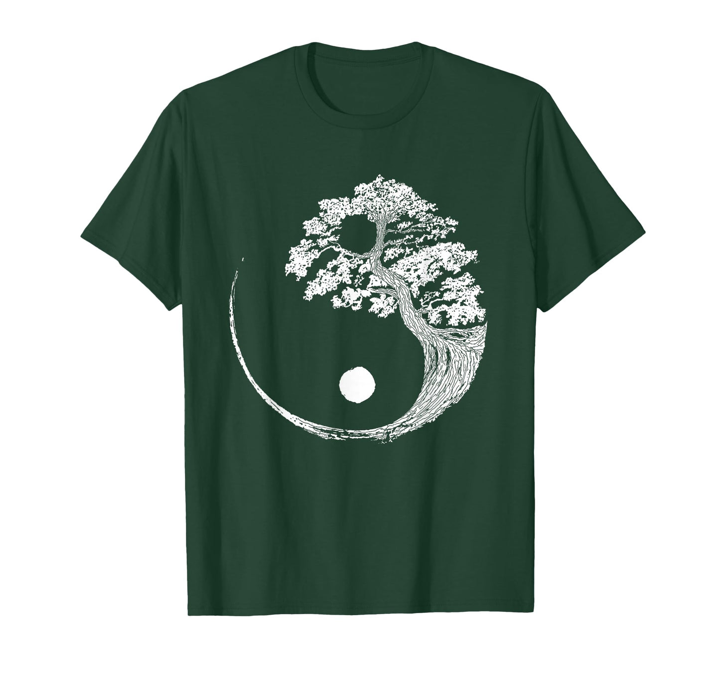 Yin Yang Bonsai Tree Japanese Buddhist Zen T-Shirt T-Shirt