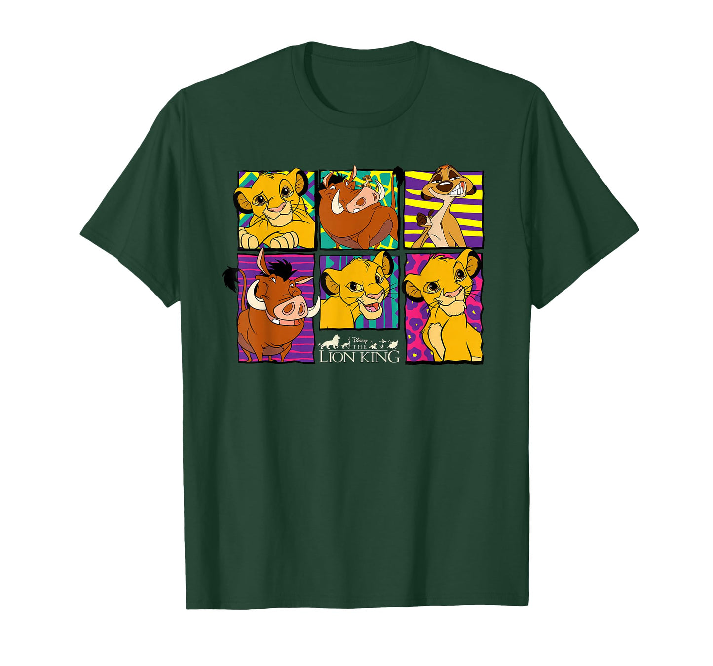 Disney - Lion King Classic Retro Montage T-Shirt