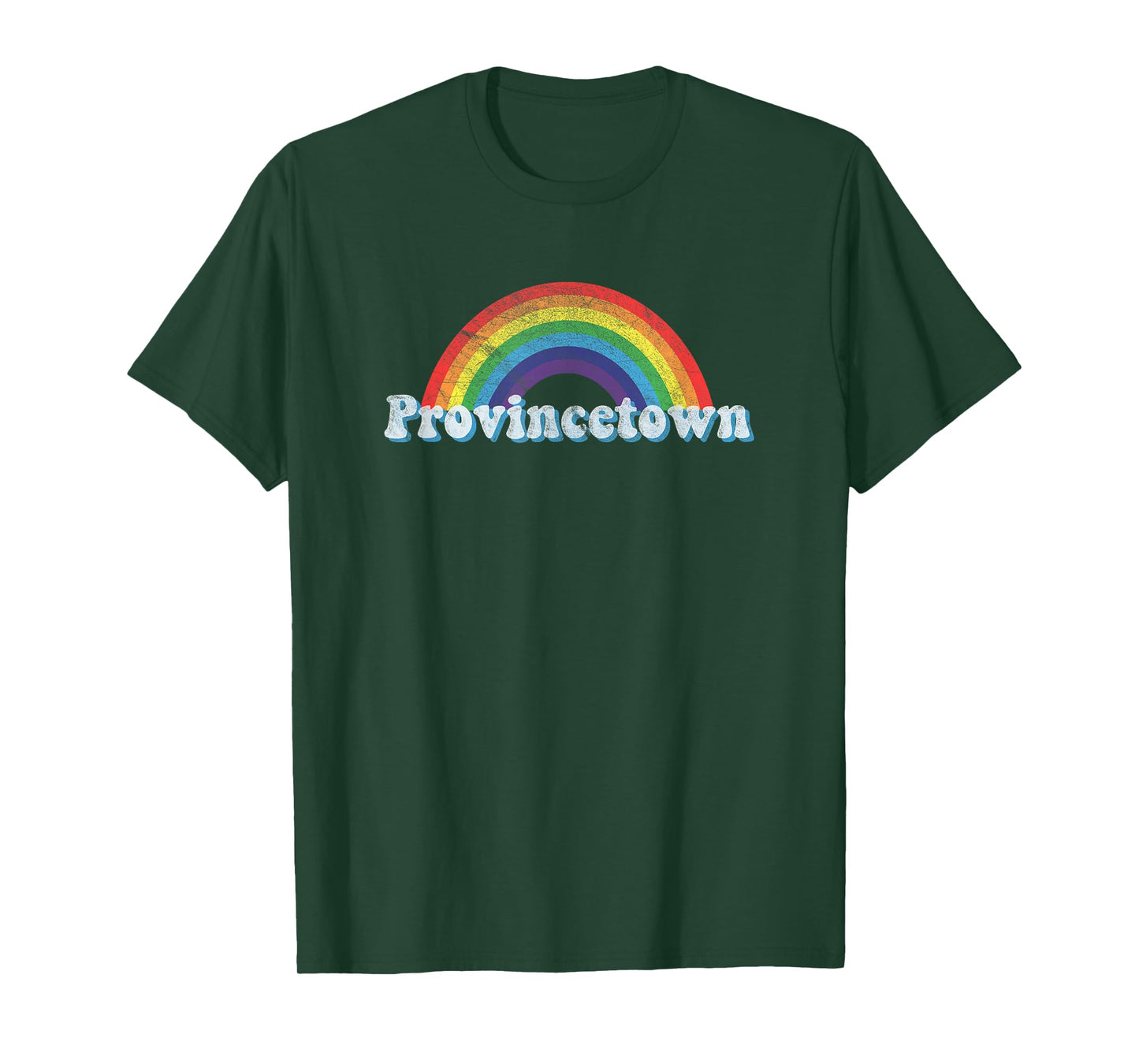 Provincetown P-Town LGBTQ Gay Pride Rainbow T-Shirt