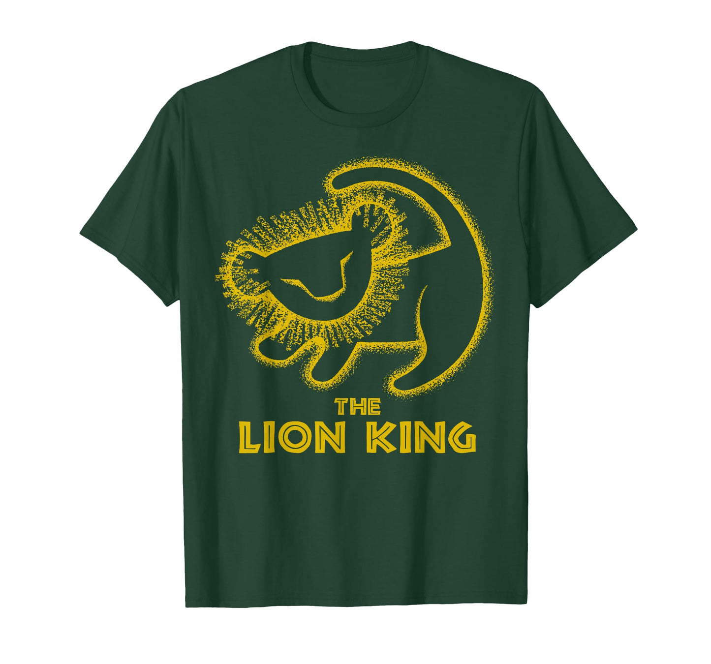 Disney The Lion King Simba Cave Painting Movie Title Logo T-Shirt