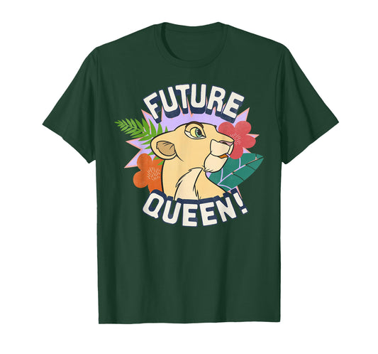 Disney Lion King Nala Future Queen Flowers Graphic T-Shirt T-Shirt