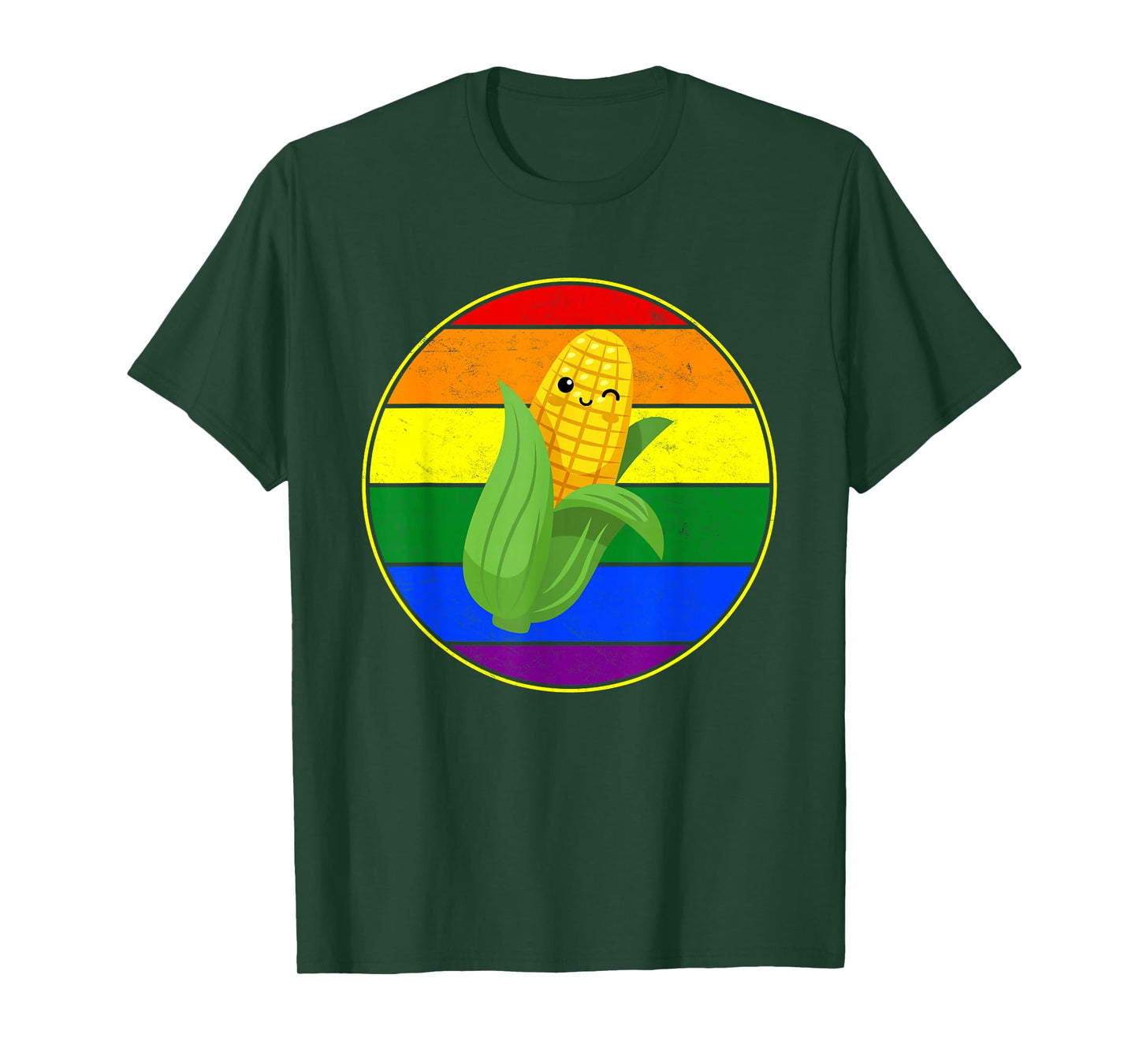 Gay Vegetable Kawaii Cute Corn Cob Lover LGBTQ Stuff Teens T-Shirt