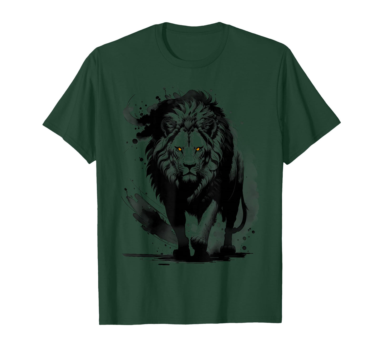 Stylish and Fashionable Lion Artistic Design T-Shirt