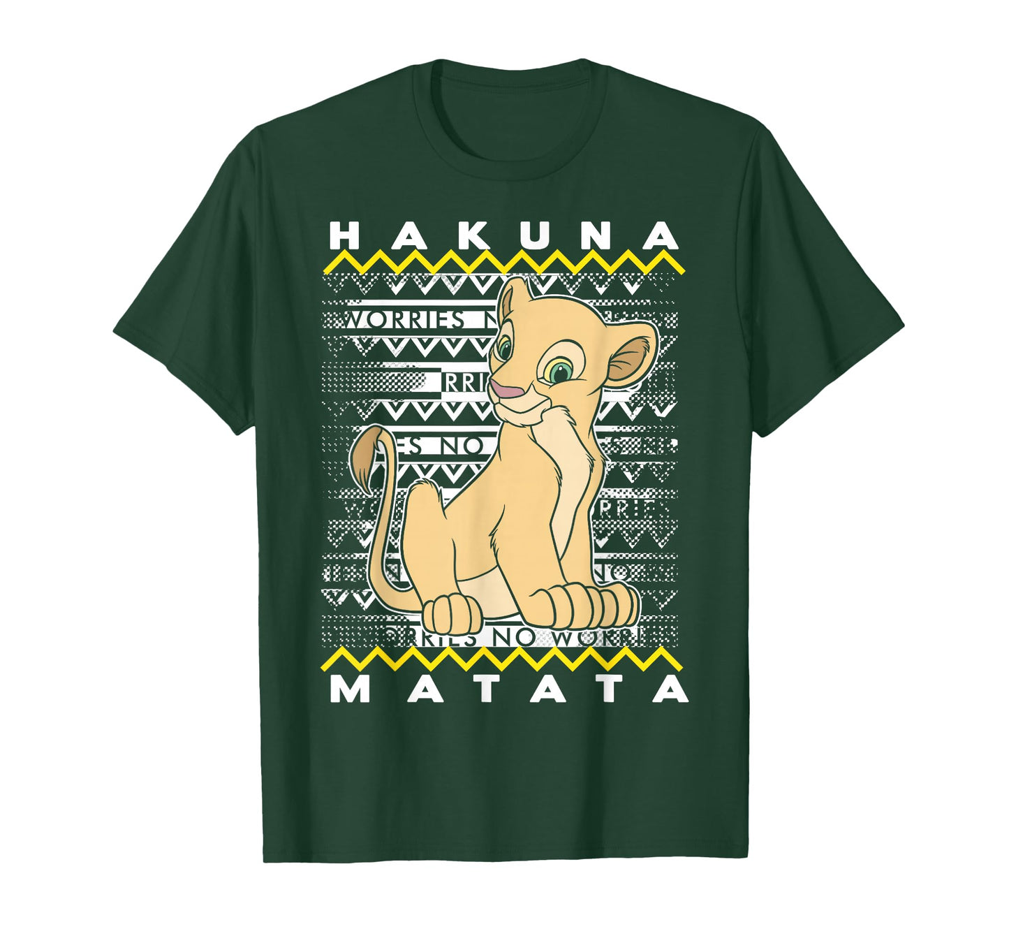 Disney Lion King Nala Ugly Christmas Graphic T-Shirt T-Shirt