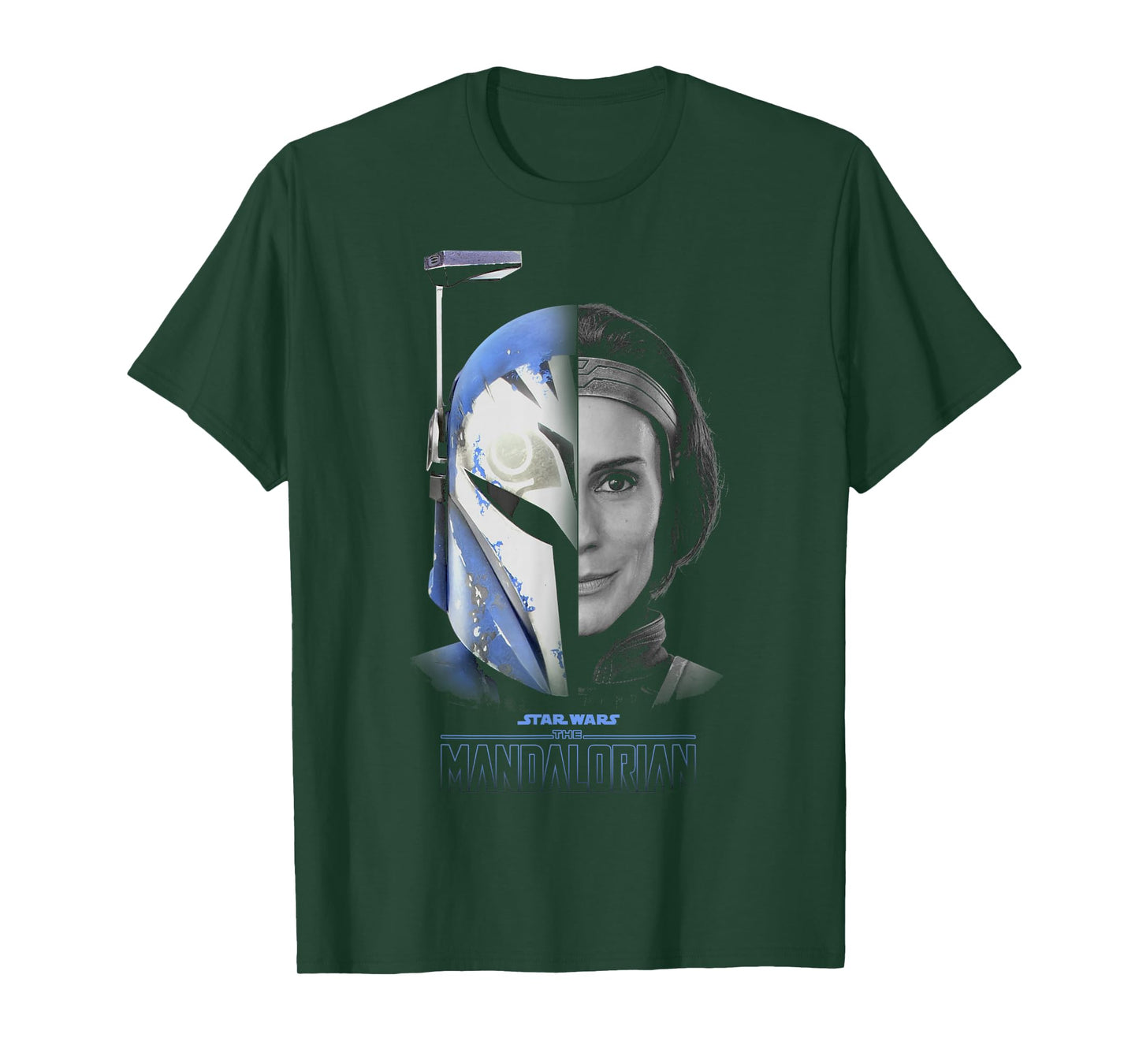 Star Wars: The Mandalorian Bo-Katan Split Face R17 T-Shirt
