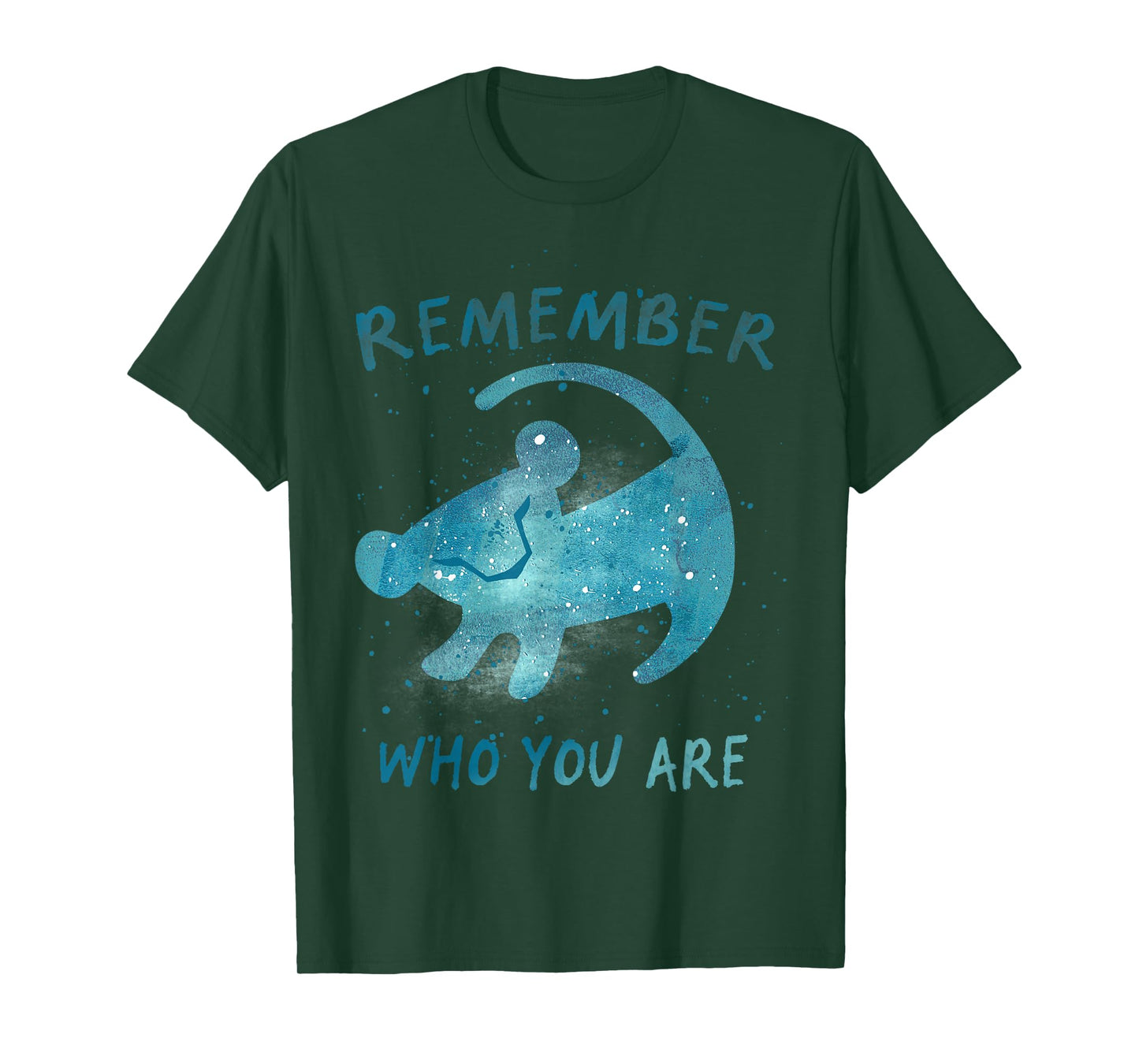 Disney The Lion King Simba Remember Who You are Splatter T-Shirt