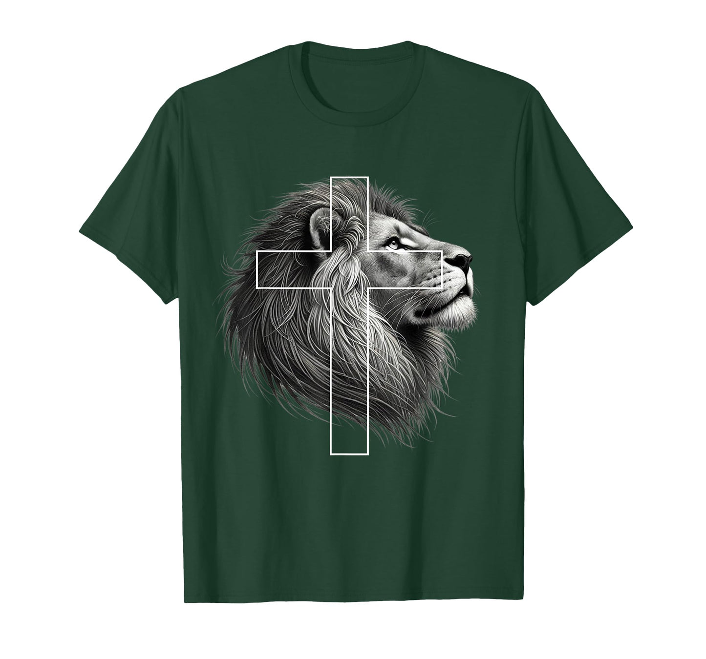 Christian Lions Cross Christianity T-Shirt