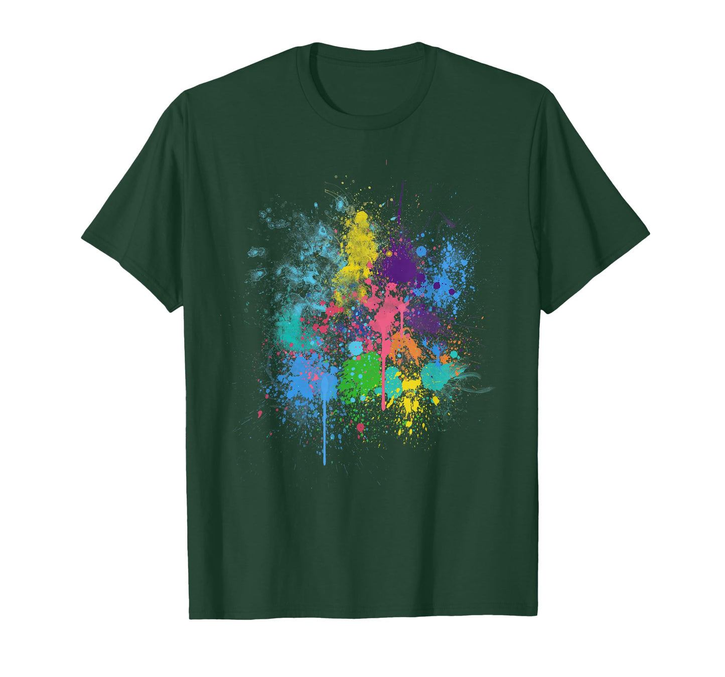 Pretty Abstract Paint Splatter Design Tshirt Men Women Kids T-Shirt