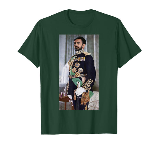 Emperor Haile Selassie Ethiopian Emperor Selassie Ethiopia T-Shirt