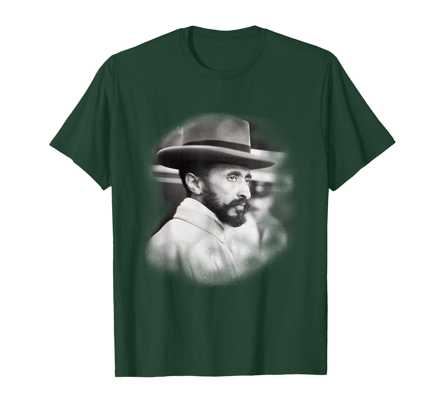 Selassie shirt Ethiopian Emperor Haile Selassie Face T shirt T-Shirt