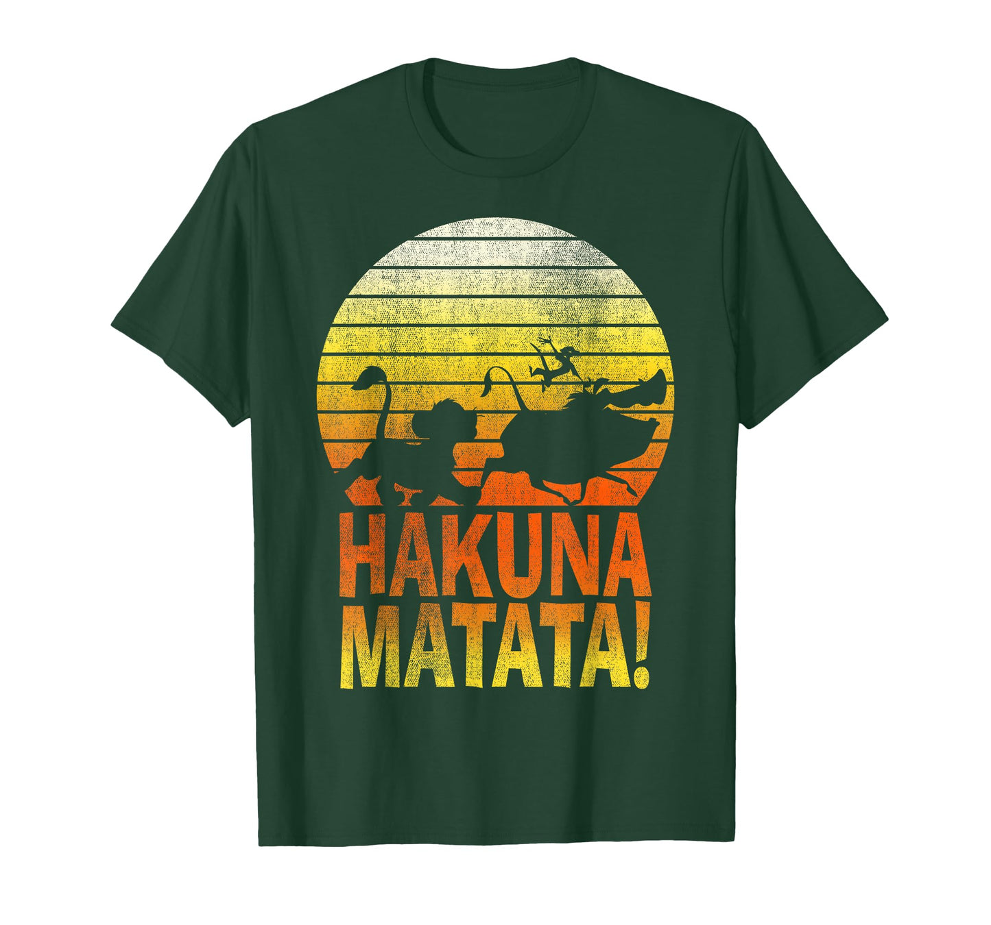 Disney Lion King Simba Hakuna Matata Sunset T-Shirt C1 T-Shirt