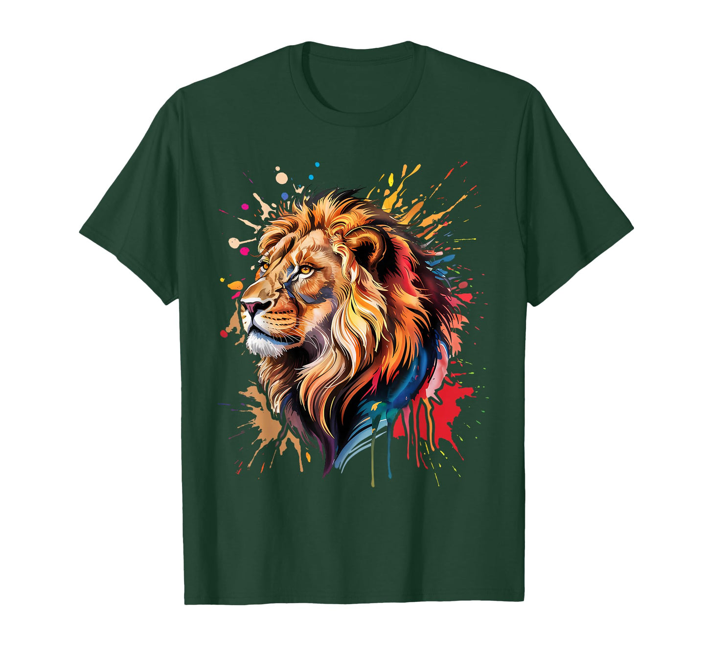 Lion Animal King Nature Graphic Tees Women Men Kids Trendy T-Shirt
